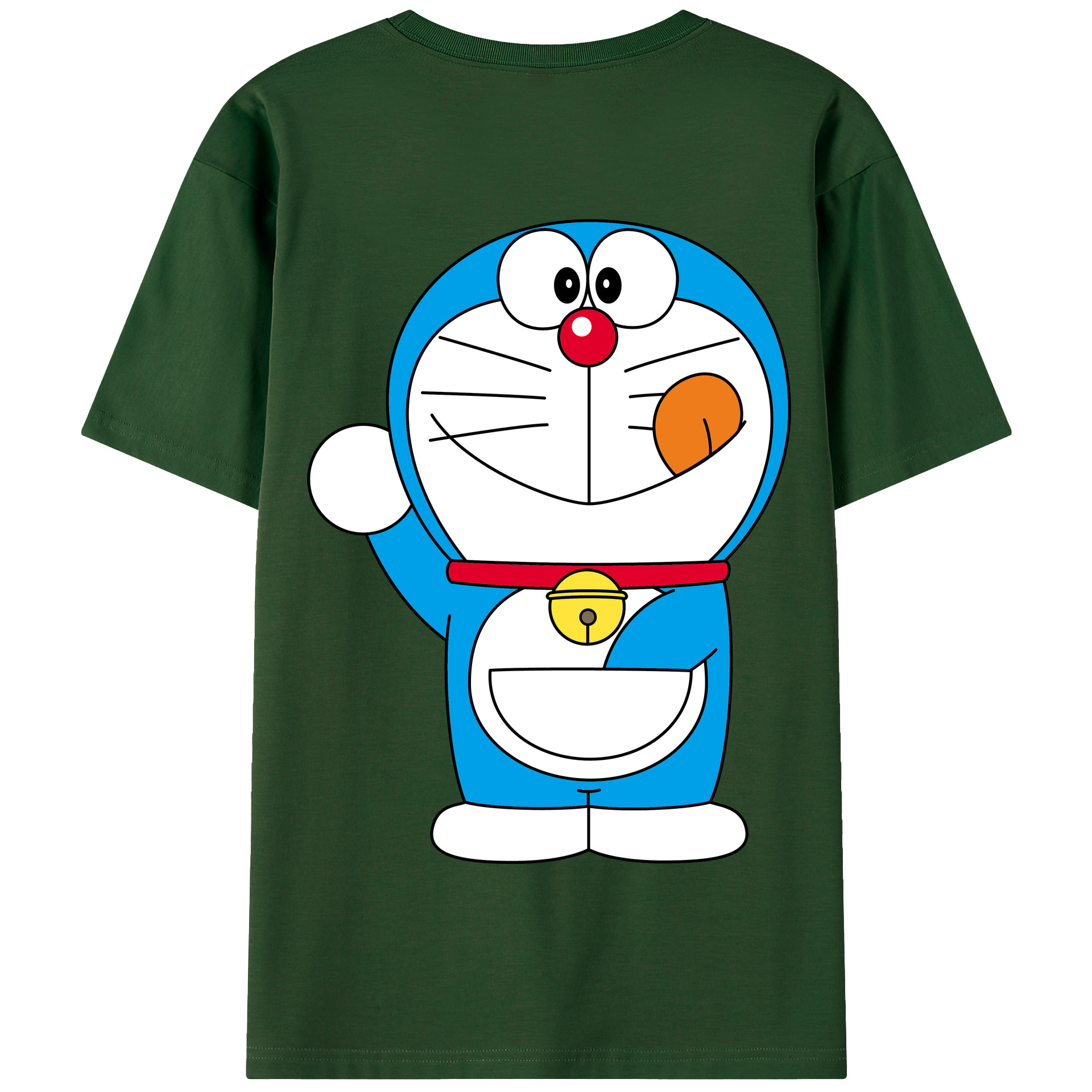 （画像用） ドラえもん Doraemon 綿100％半袖Tシャツ（背面プリント）
